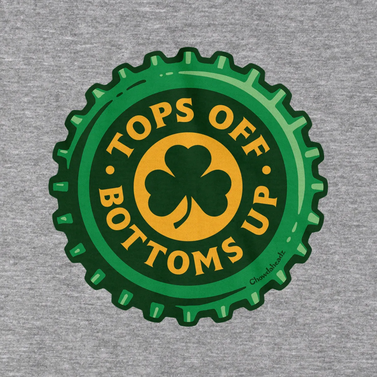 Tops Off Bottoms Up Bottle Cap Hoodie