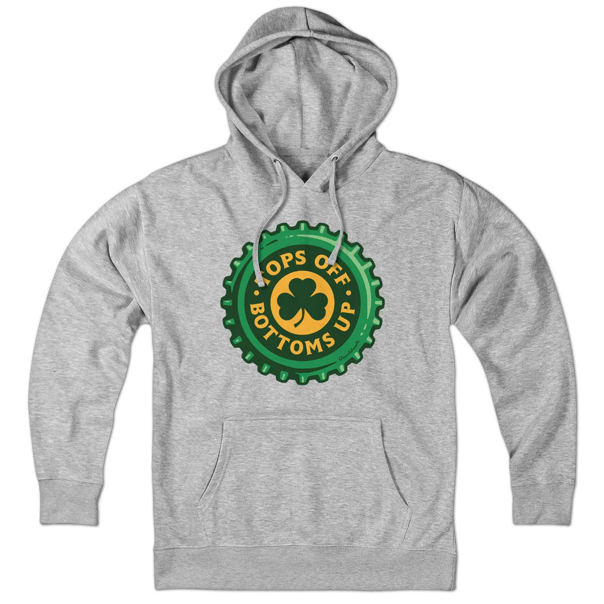 Tops Off Bottoms Up Bottle Cap Hoodie