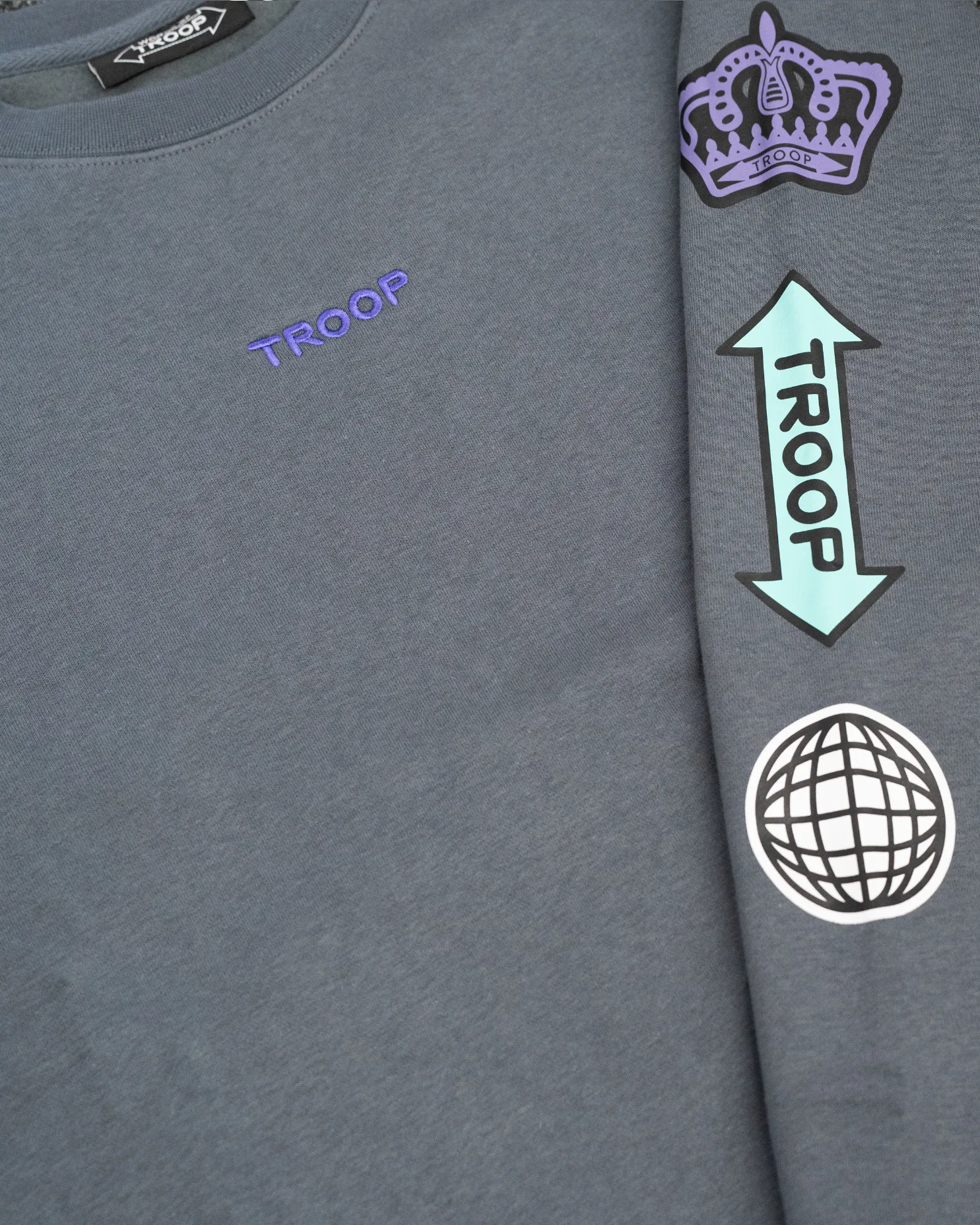 TROOP Bronxdale Crewneck Anthracite