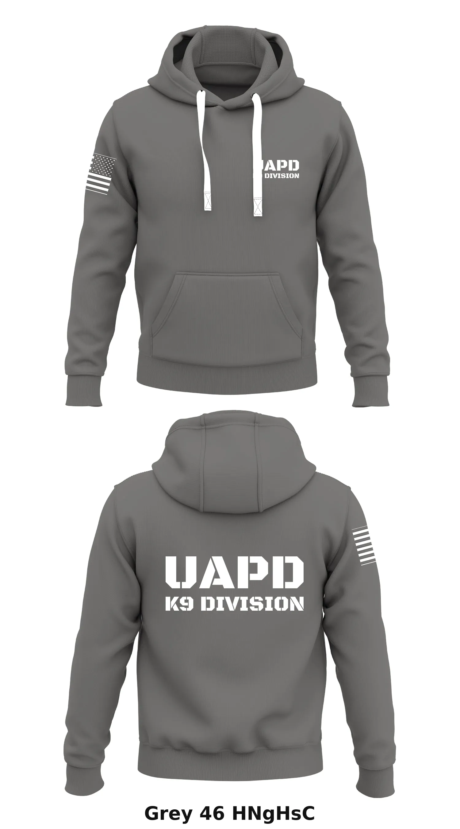 UAPD K9 Division Store 1  Core Men's Hooded Performance Sweatshirt - HNgHsC