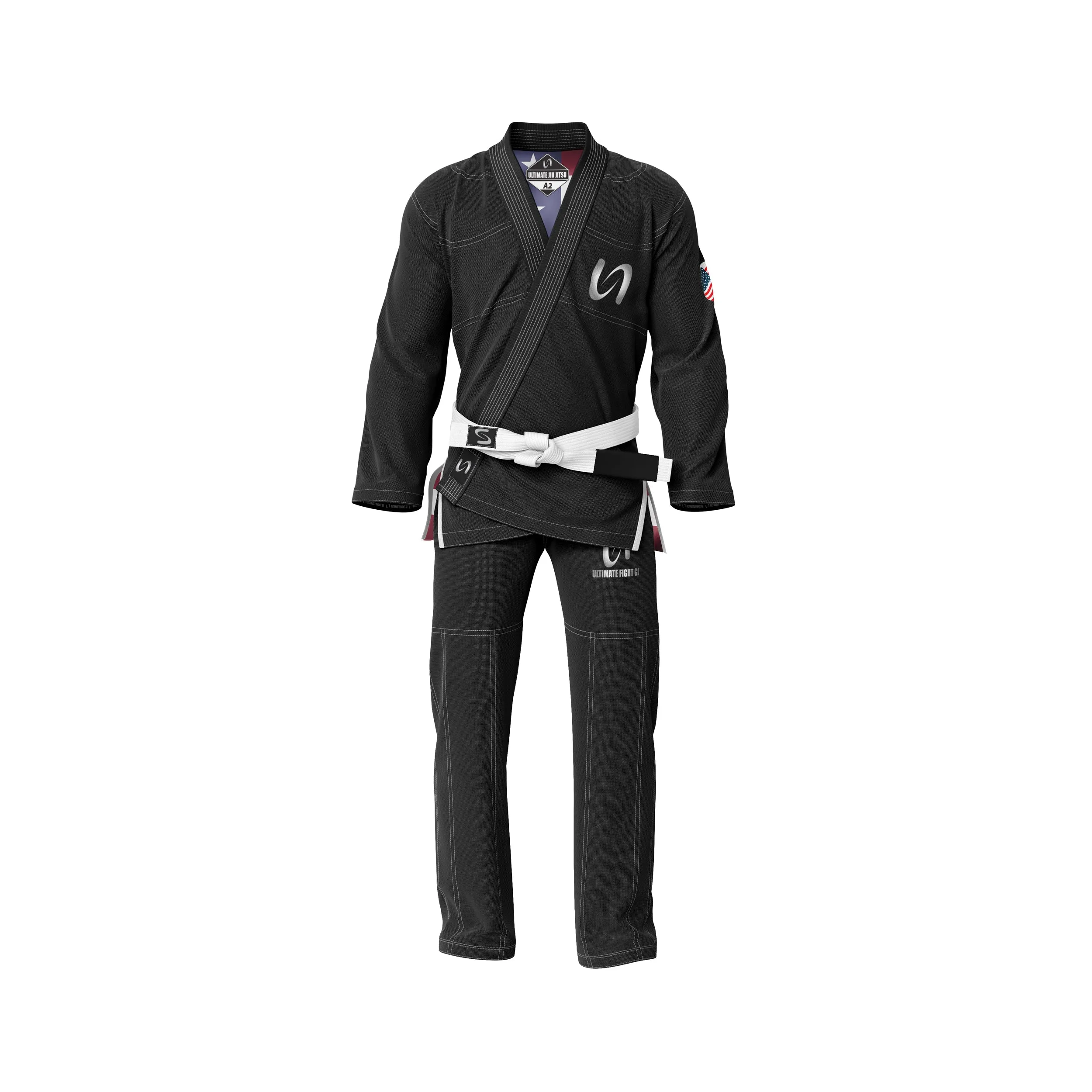 UFG - Brazilian Jiu-Jitsu Gi - Inner Sublimation of USA Flag