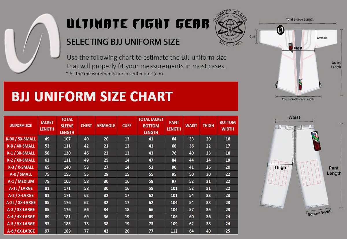 UFG - Brazilian Jiu-Jitsu Gi - Inner Sublimation of USA Flag