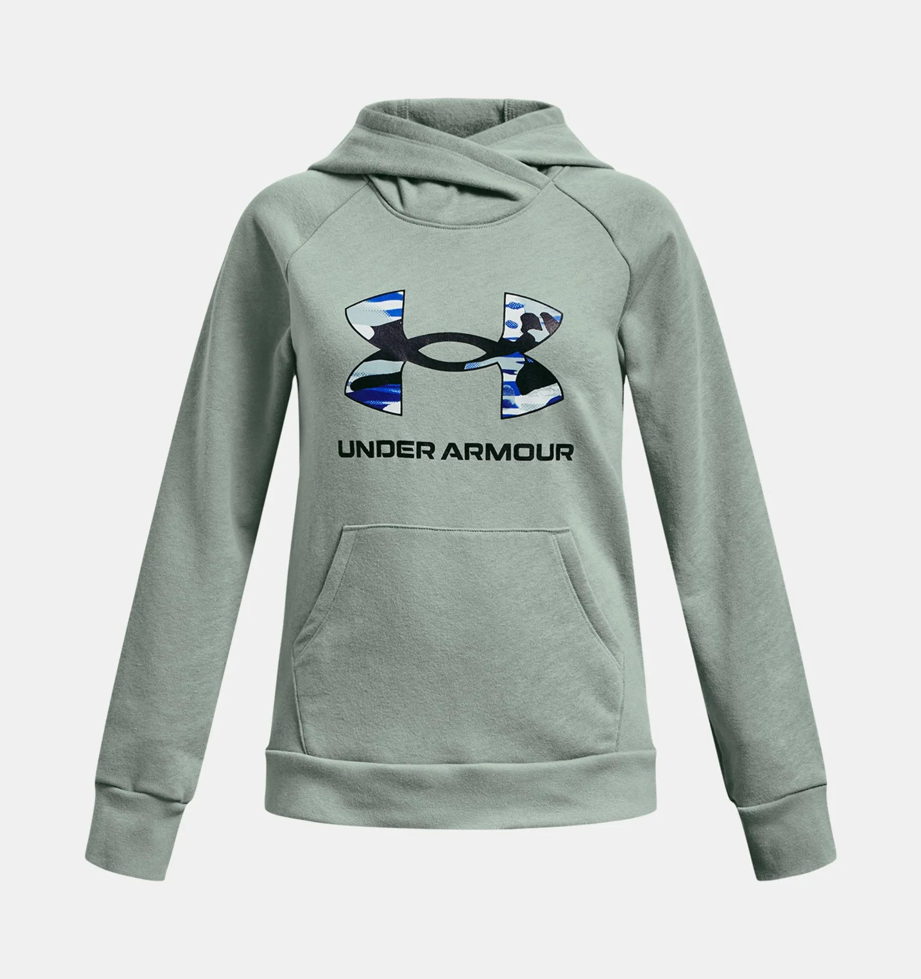 Under Armour Girls' UA Rival Fleece Big Logo Hoodie
