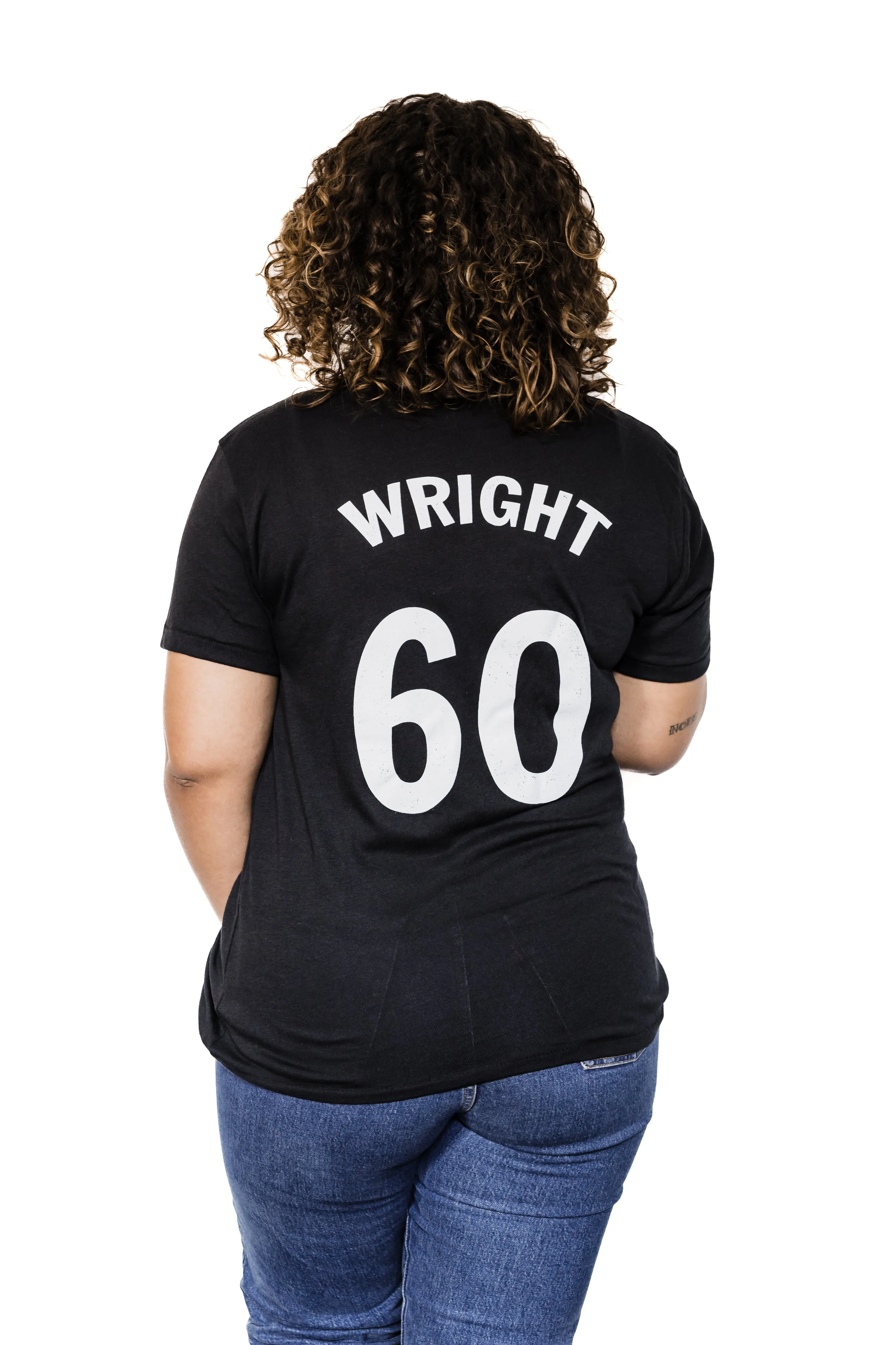 Unisex Baseball Tee: Richard Wright #60
