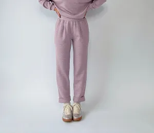 VARLEY Rolled Cuff Pant - Mauve Marl