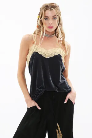 Velvet Dreams Cami/Washed Charcoal