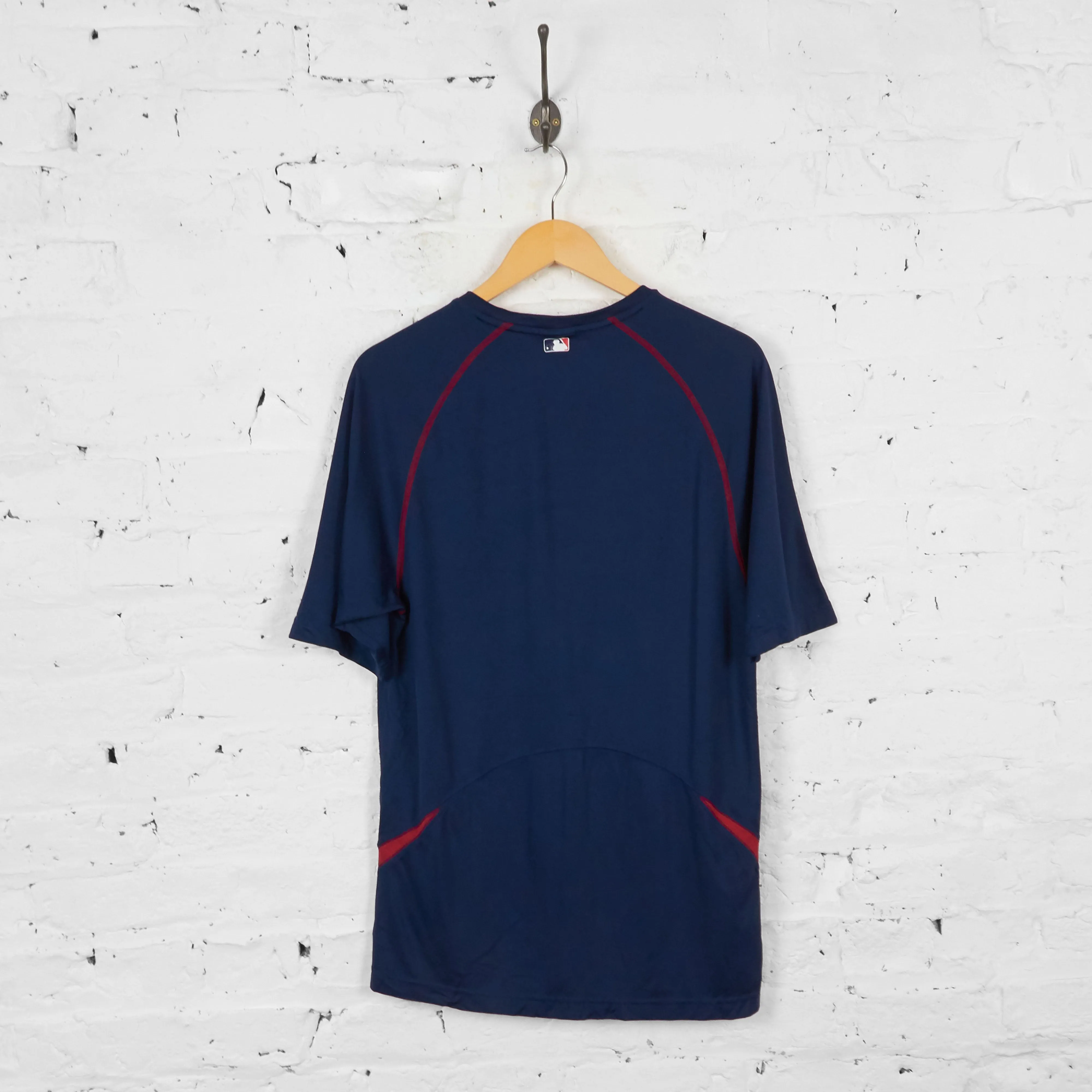Vintage Nike Authentic Baseball Dri-Fit T-shirt - Navy - M