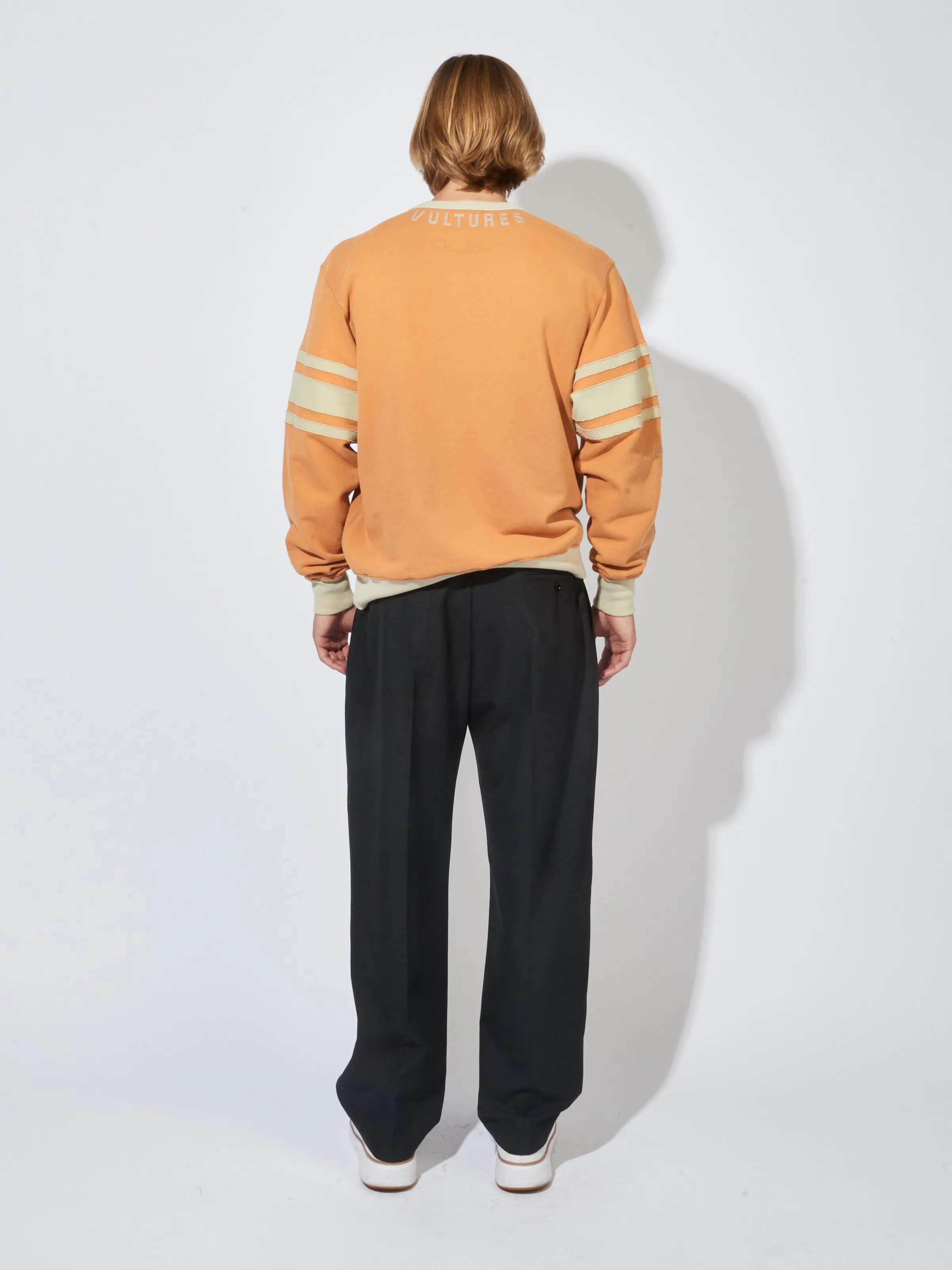 Vintage Orange Varsity Crewneck