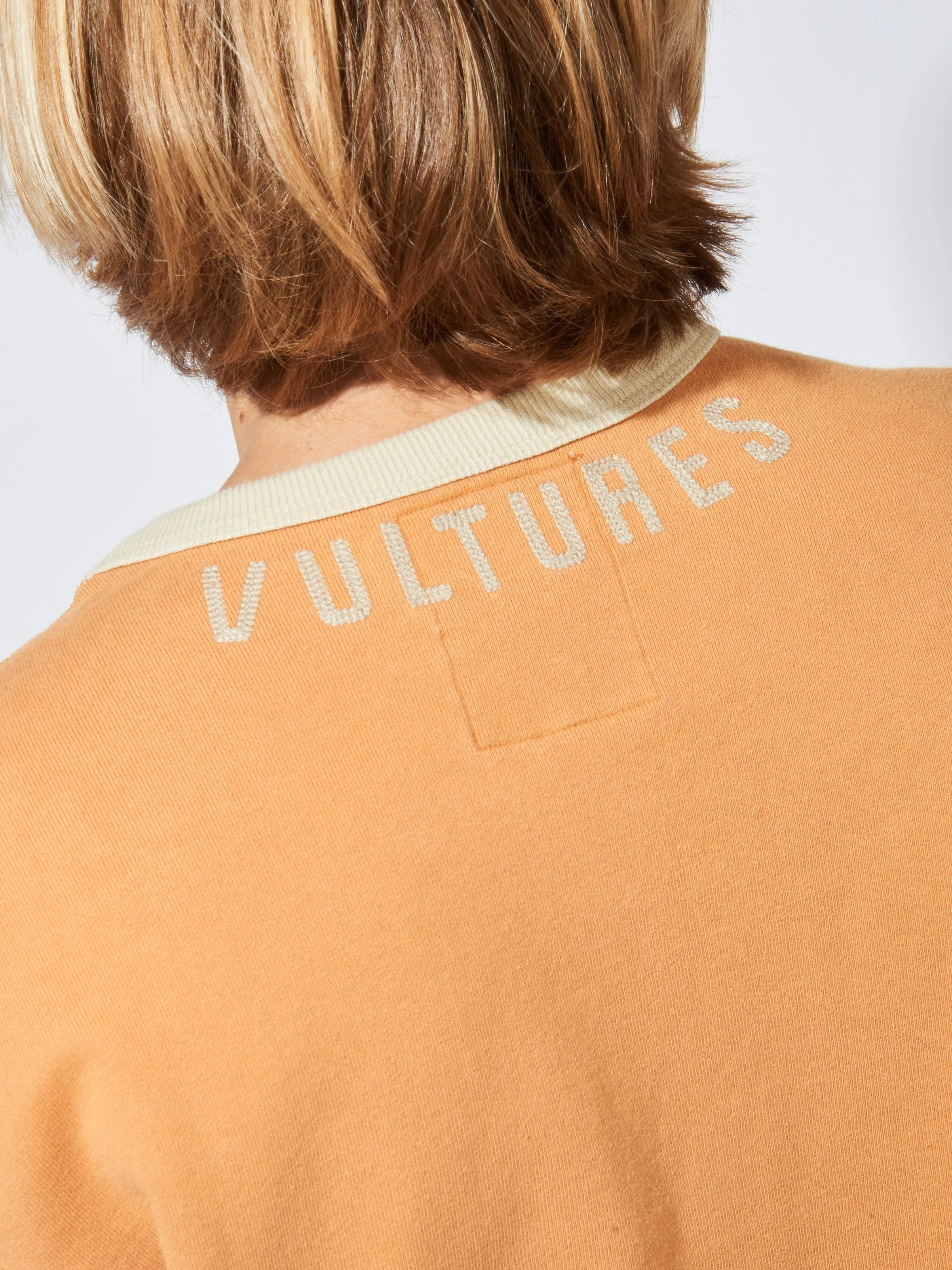 Vintage Orange Varsity Crewneck