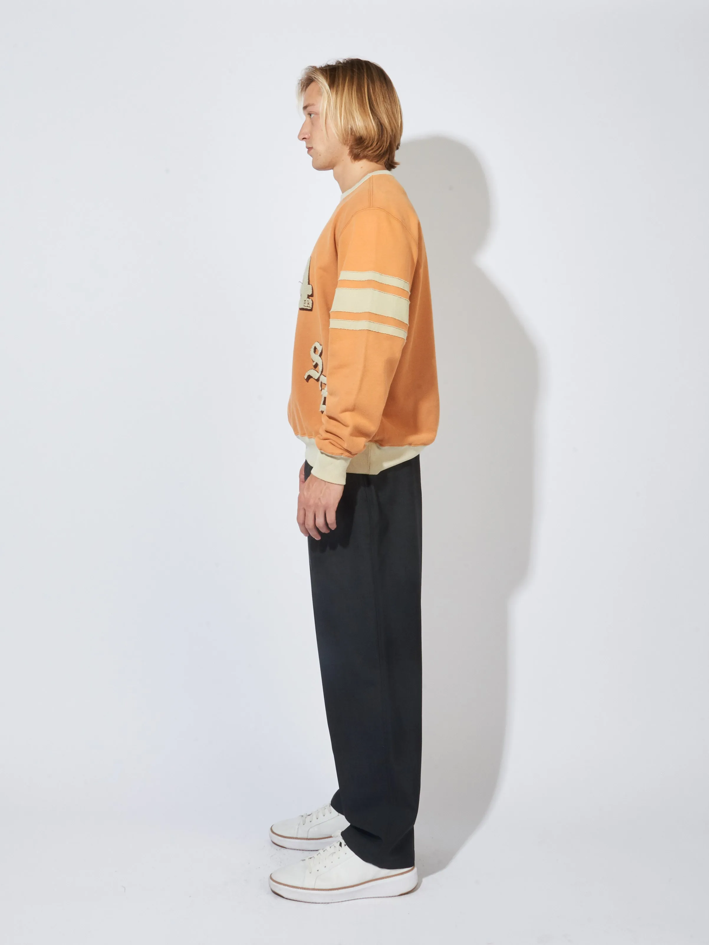 Vintage Orange Varsity Crewneck