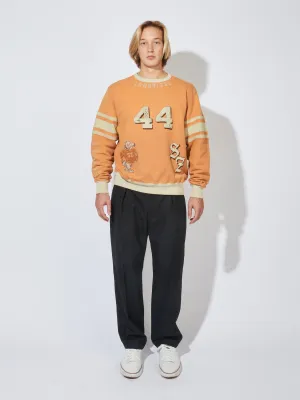 Vintage Orange Varsity Crewneck