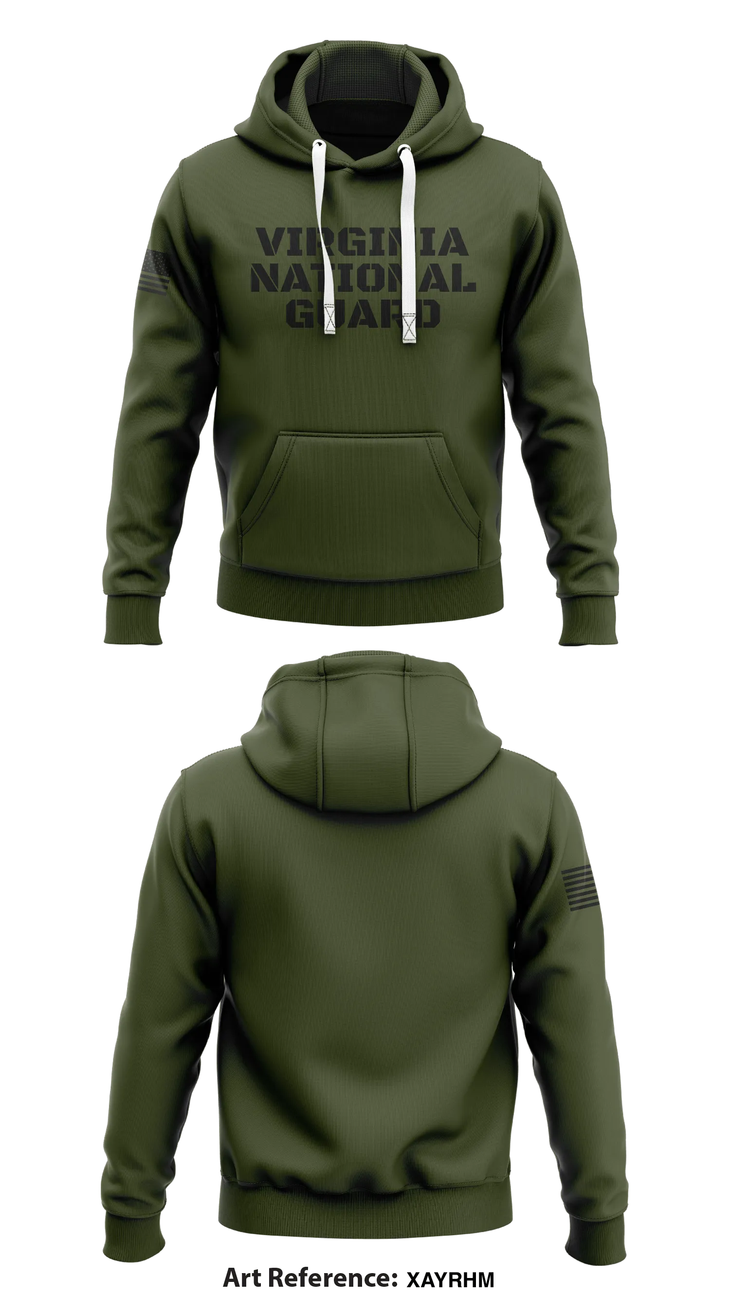 Virginia National Guard Store 1  Core Men's Hooded Performance Sweatshirt - XaYRhm