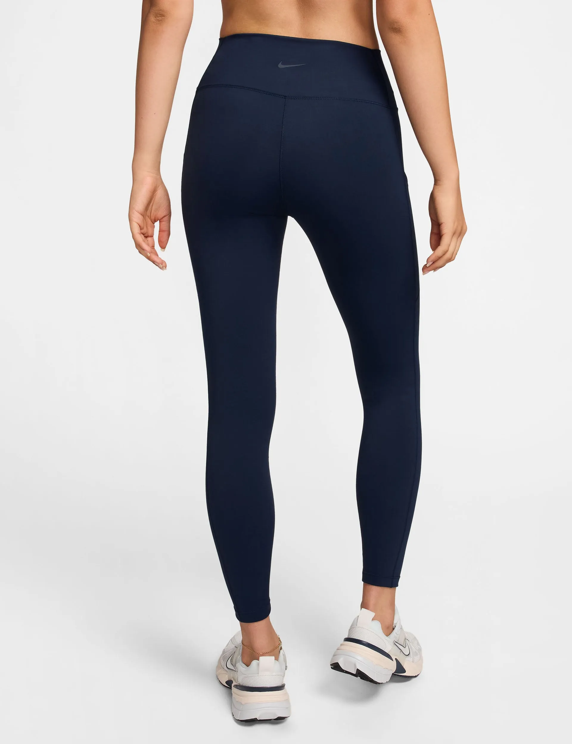 W NK DF ONE HR 7/8 PKT TGHTOBSIDIAN/BLACK