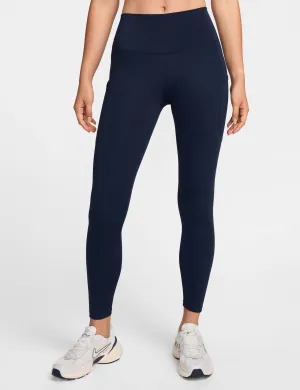 W NK DF ONE HR 7/8 PKT TGHTOBSIDIAN/BLACK