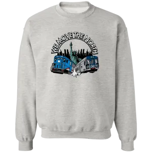 We Move The North Crewneck Sweatshirt 8 oz