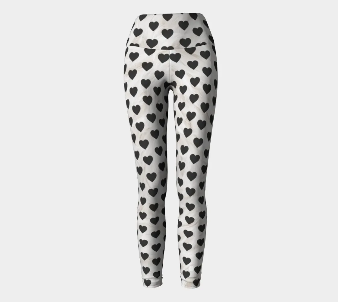 White Fur Hearts