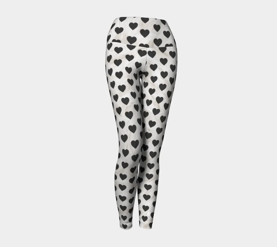 White Fur Hearts