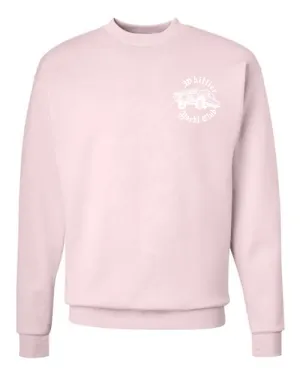 Whittier Yacht Club Pink Crewneck Sweatshirt - CLEARANCE