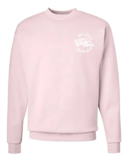 Whittier Yacht Club Pink Crewneck Sweatshirt - CLEARANCE