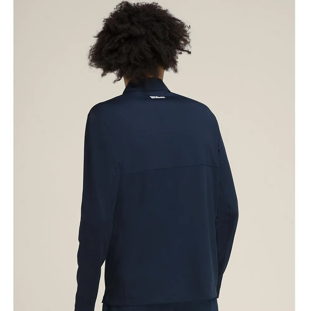 Wilson Men's Elevate Performance 1/2 Zip Longsleeve - Navy