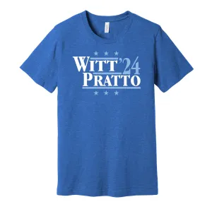 Witt & Pratto '24 - Kansas City Political Campaign Parody T-Shirt - Hyper Than Hype Shirts