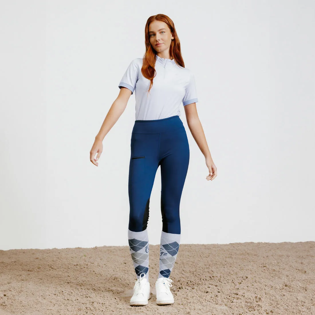 Women's Light Horse Riding Leggings 100