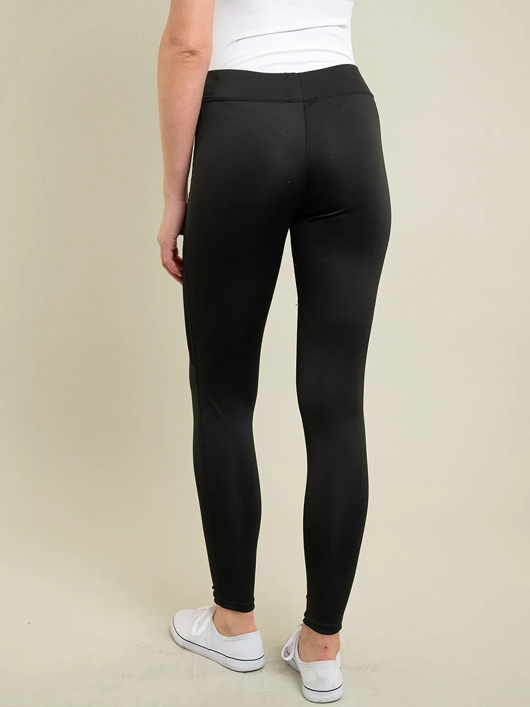 WOMENS MESH PANEL LEGGINGS