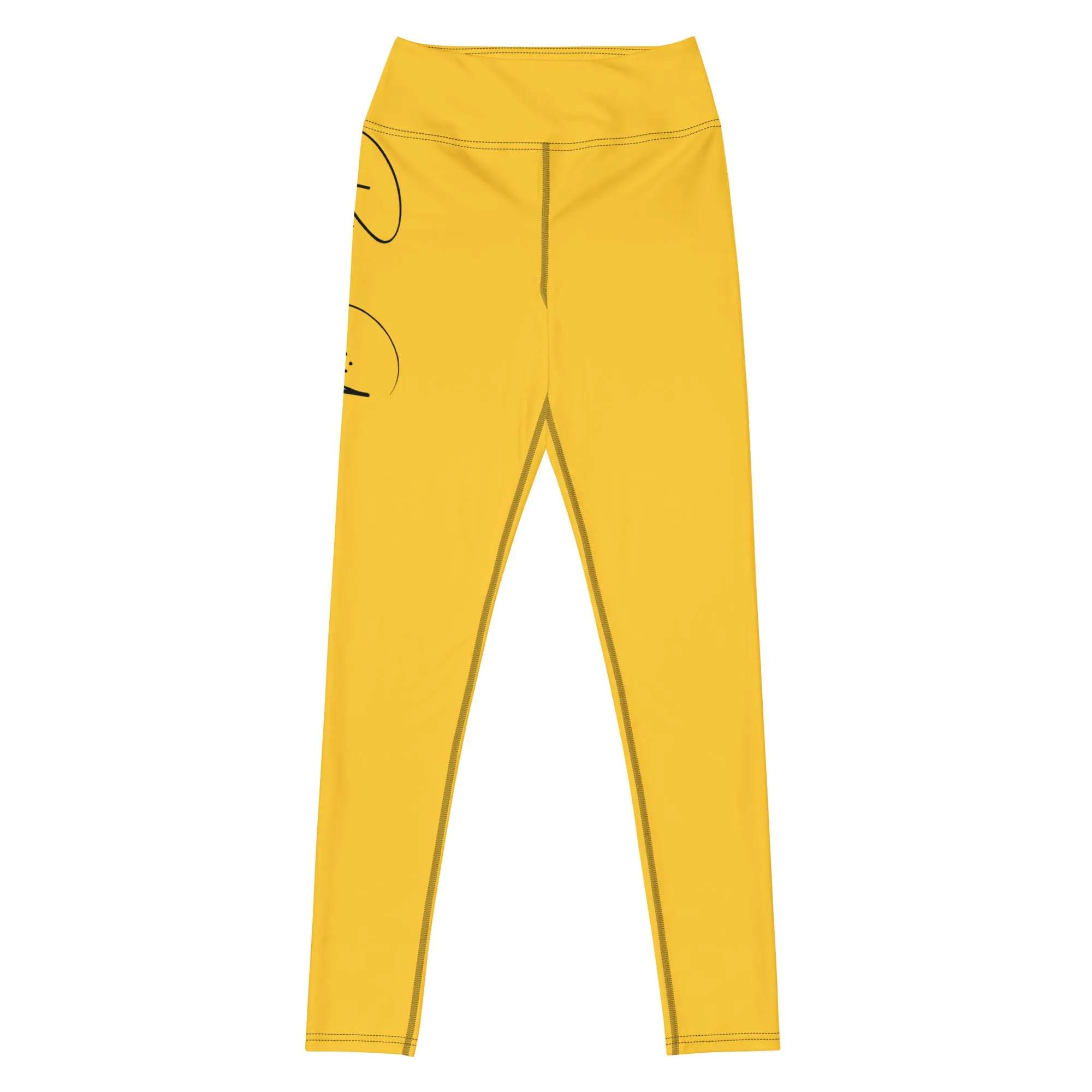 Women's Runway Girlz Yoga Leggings (Yellow/Black)