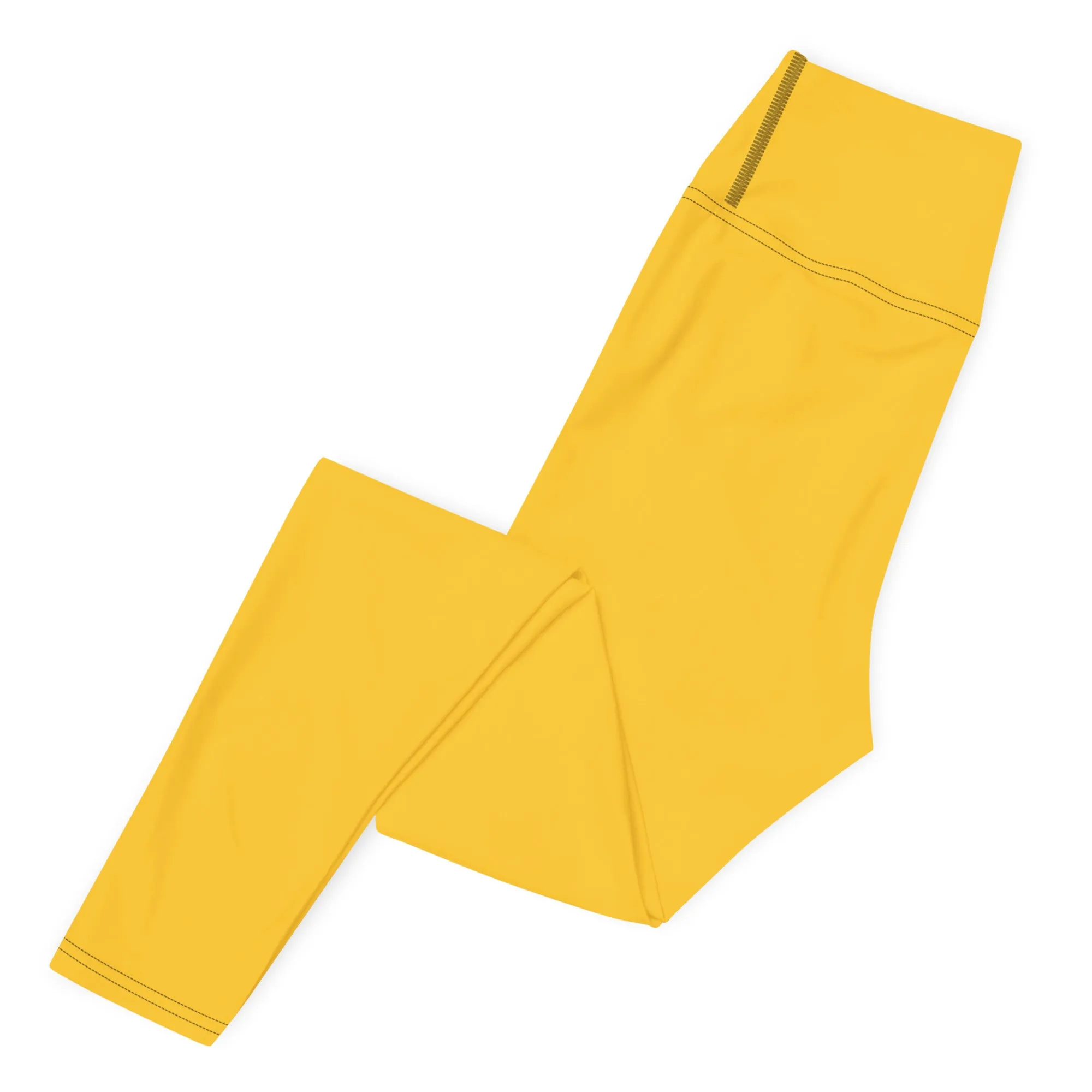 Women's Runway Girlz Yoga Leggings (Yellow/Black)