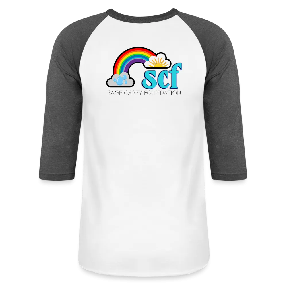 WordCloud / SCF Logo - Raglan Baseball Shirt