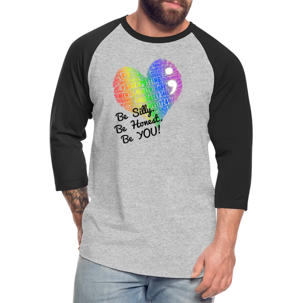 WordCloud / SCF Logo - Raglan Baseball Shirt