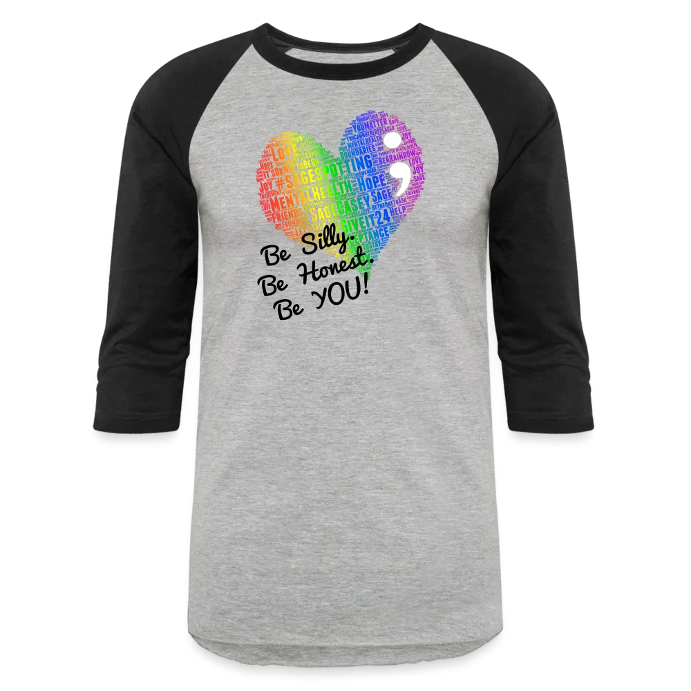 WordCloud / SCF Logo - Raglan Baseball Shirt