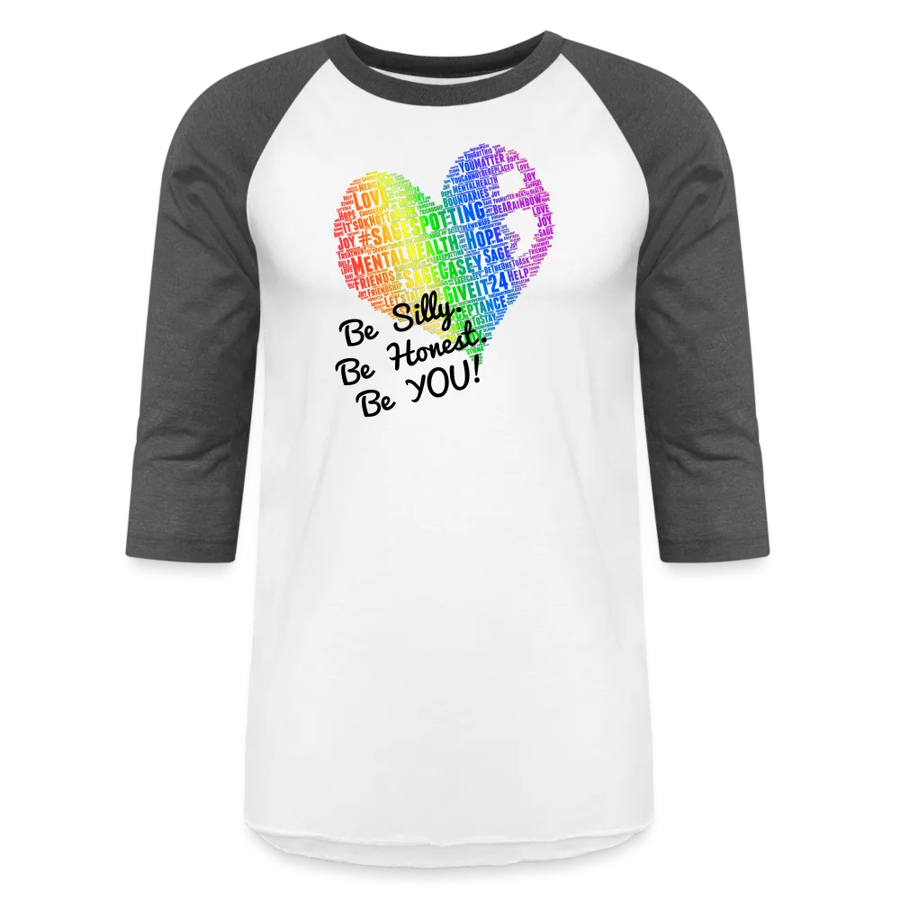WordCloud / SCF Logo - Raglan Baseball Shirt