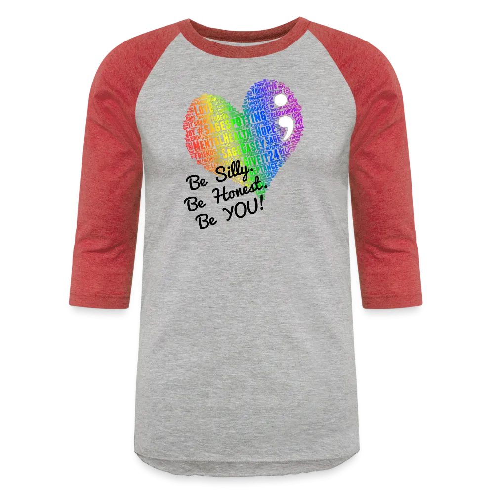 WordCloud / SCF Logo - Raglan Baseball Shirt