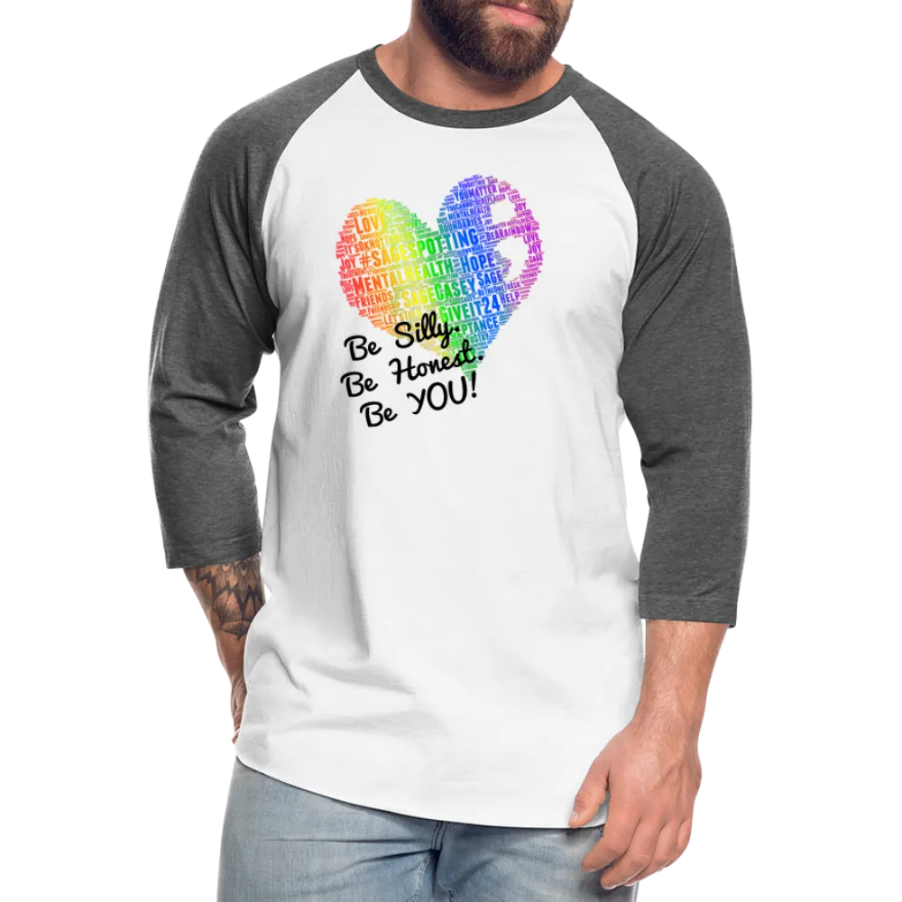 WordCloud / SCF Logo - Raglan Baseball Shirt