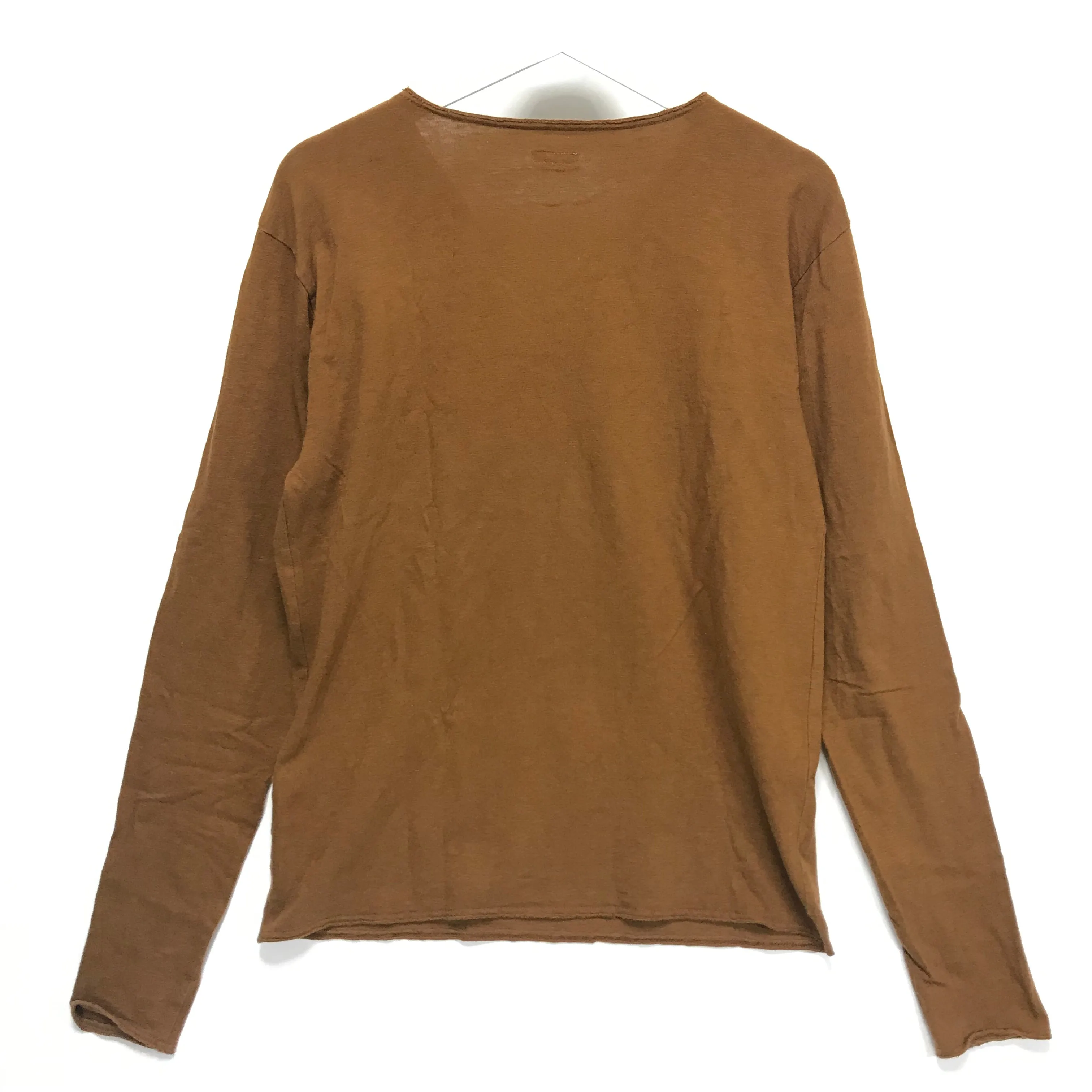 [XL] Kapital V Neck Printed Beads LS Tee Shirt
