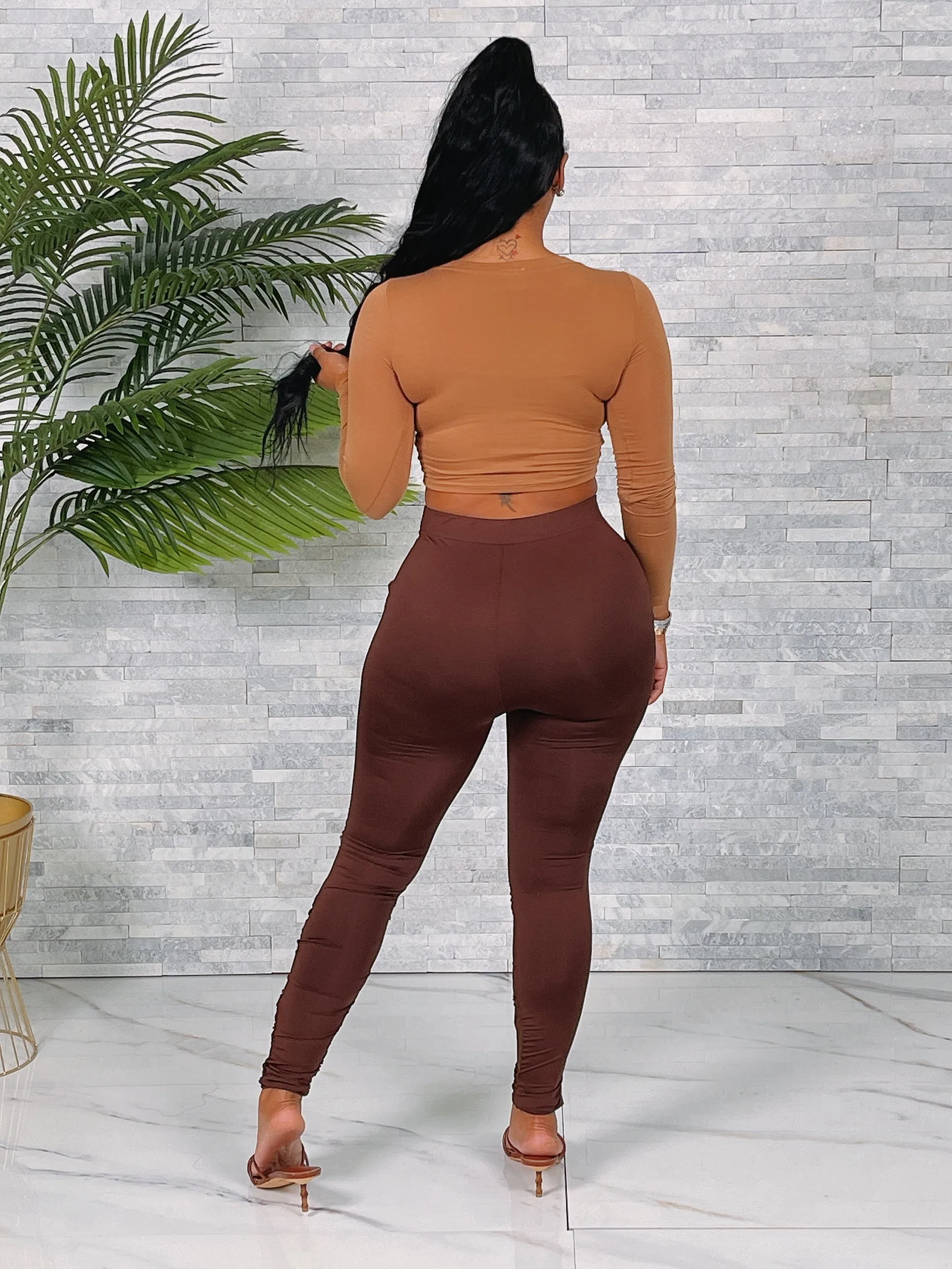 YD3523P-Criss Cross Mesh Leggings