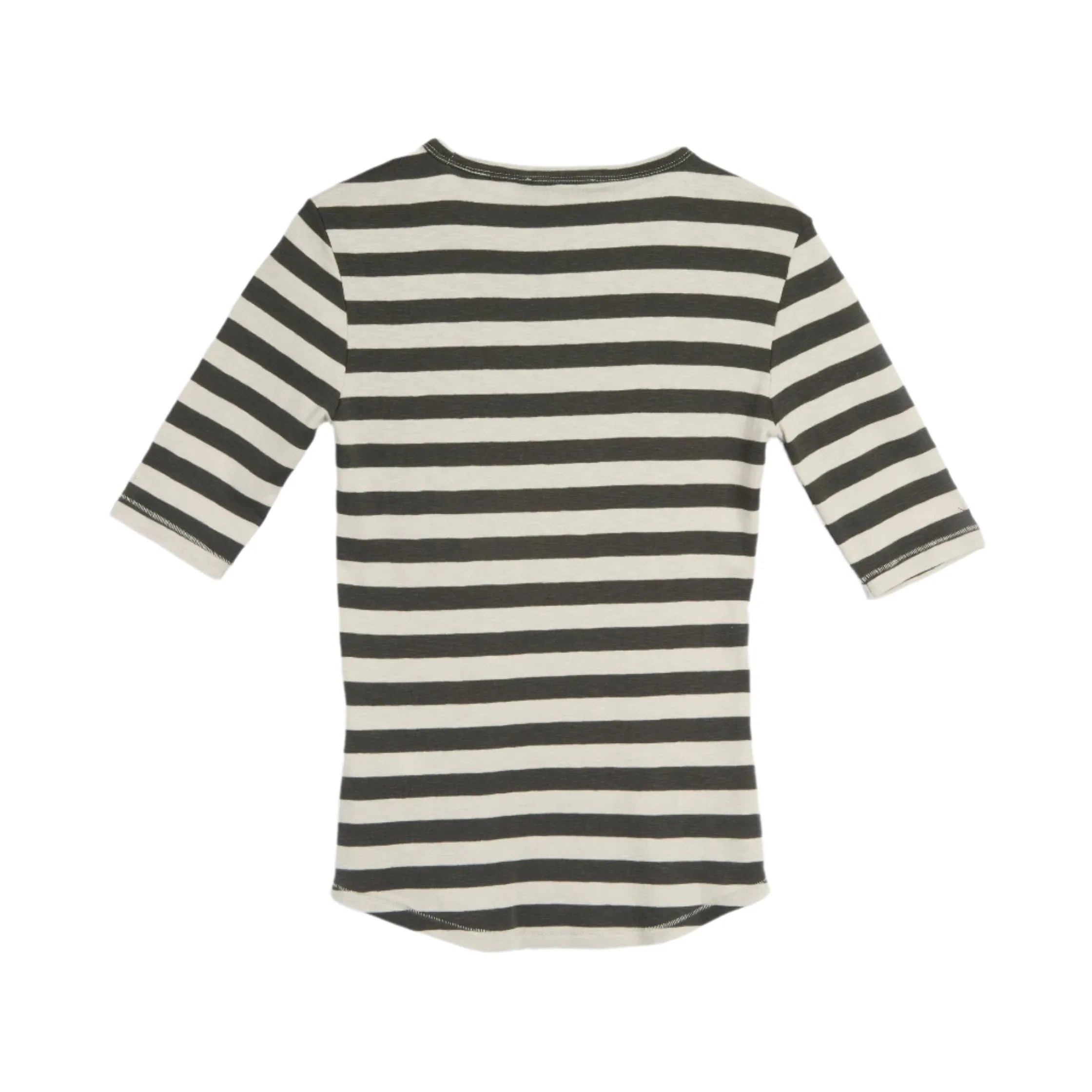 YMC Charlotte Stripe Top Grey / Stone