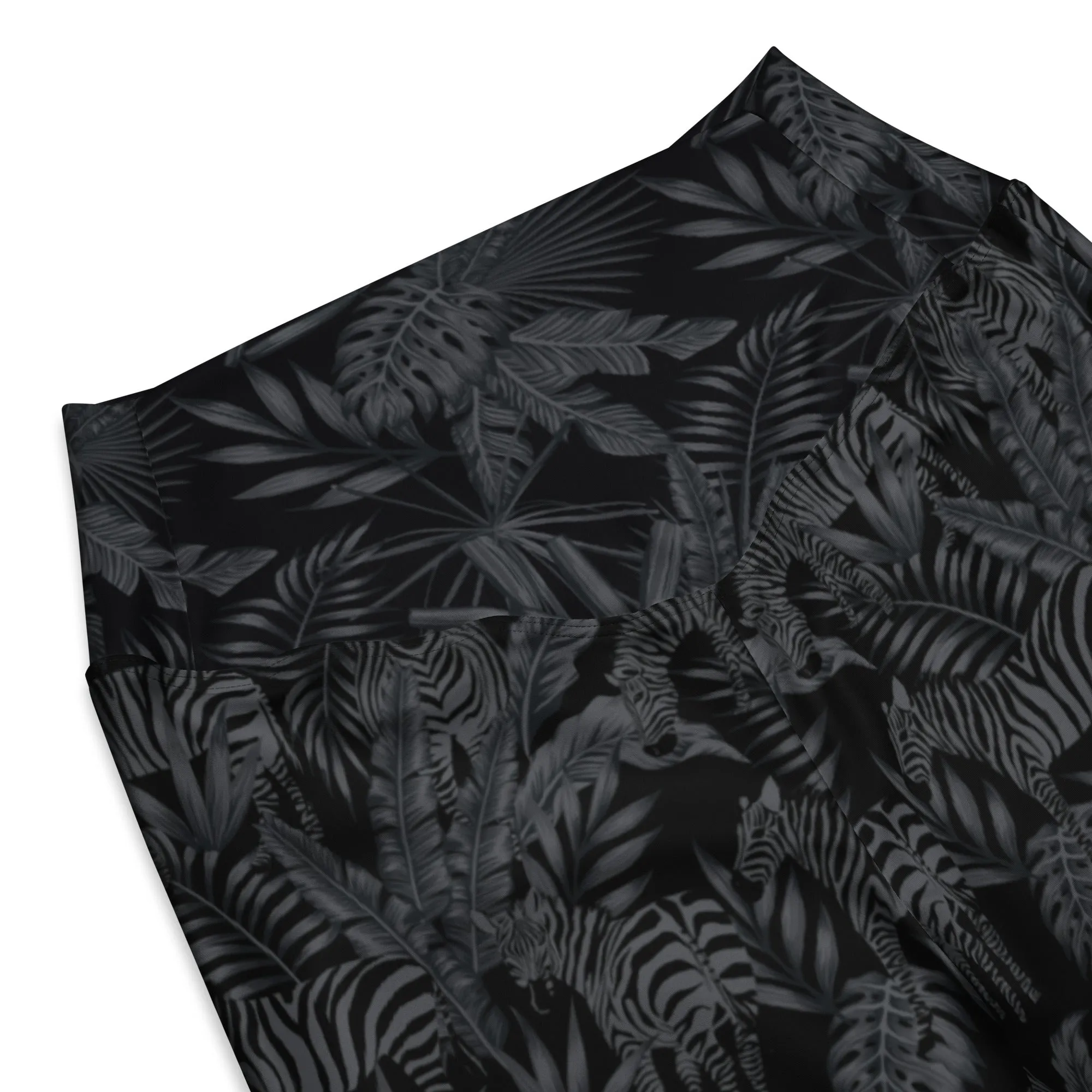 Zebra Camo Flare leggings