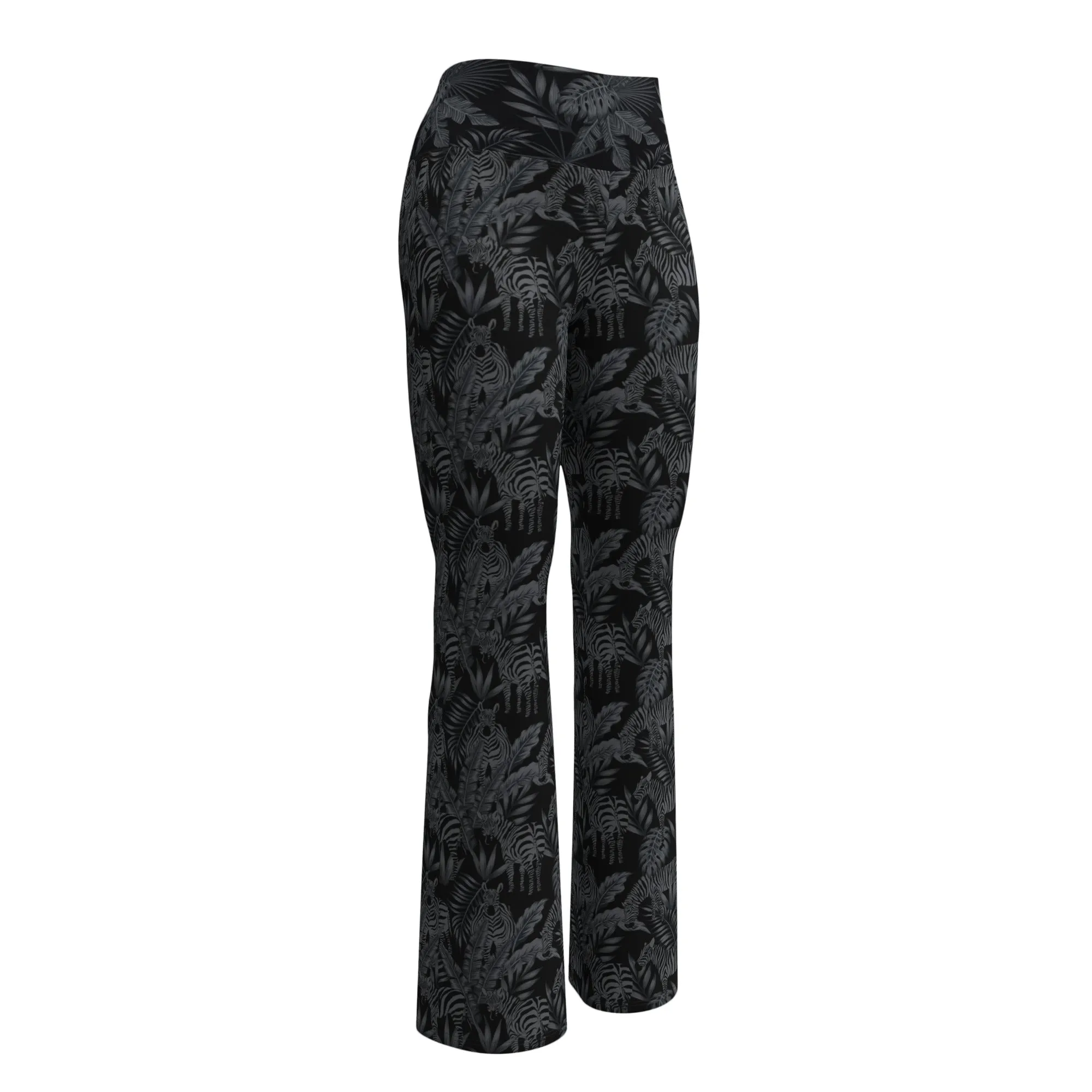 Zebra Camo Flare leggings