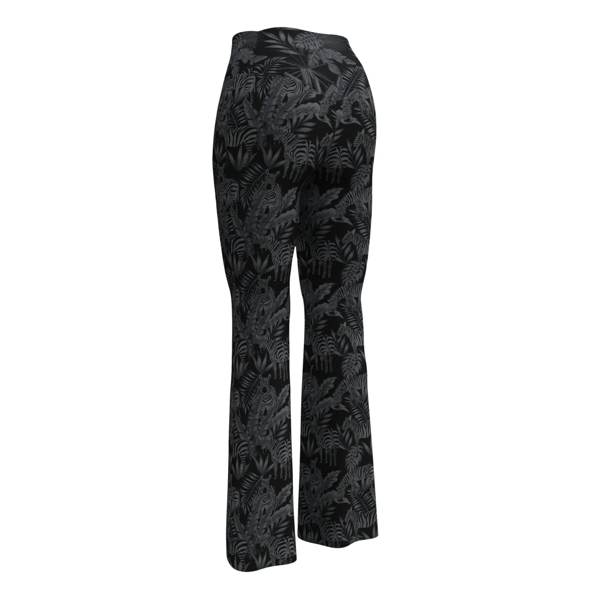 Zebra Camo Flare leggings